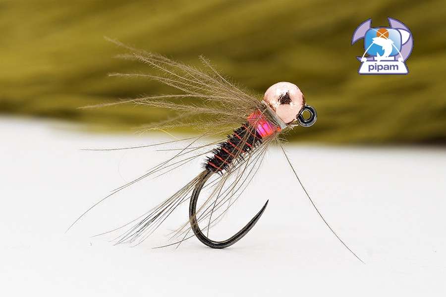 LV pink thorax CDC PT nymph