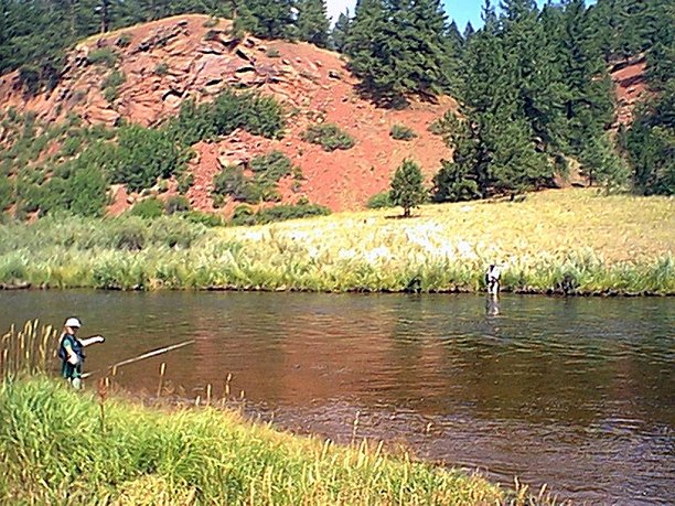 Paola e Mirko – South Platte below Deckers.