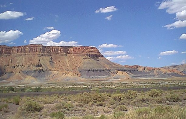 Hwy # 70 East - UTAH - before Fremont JCT.