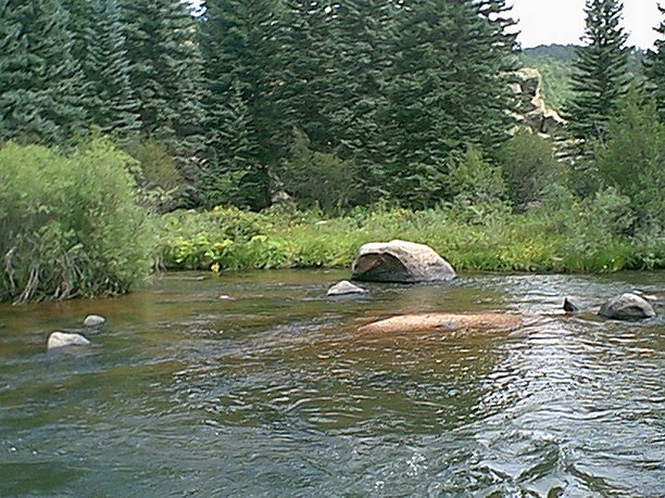 South Platte River - Vicino al Lake George.