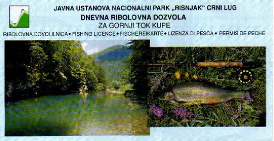 Licenza di pesca.