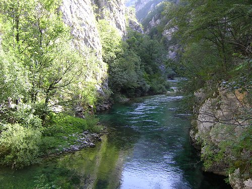 Scorcio della gola.